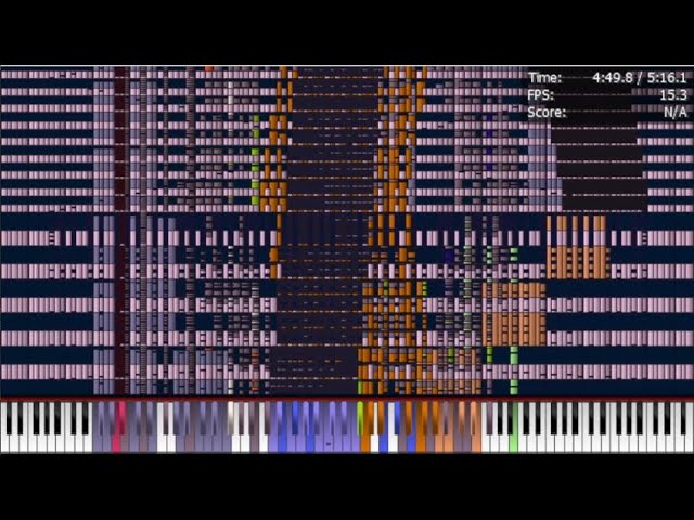 [Black MIDI] XH - Kawaii Speedcore 654 - 929k Notes (PFA Legit run)