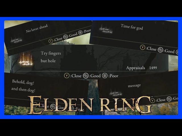 The FUNNIEST Messages in Elden Ring