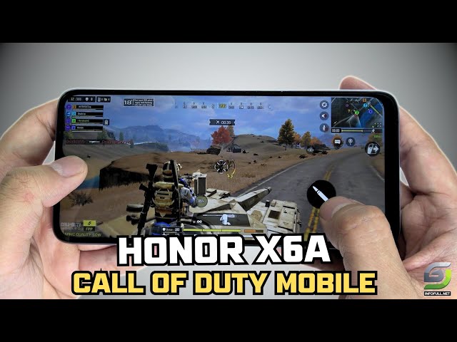 Honor X6A test game Call of Duty Mobile CODM 2024 | Helio G36