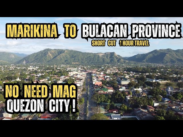 MARIKINA TO BULACAN PROVINCE | Short Cut 1 Hour Travel Lang | Hinde Kana Dadaan ng Quezon City!