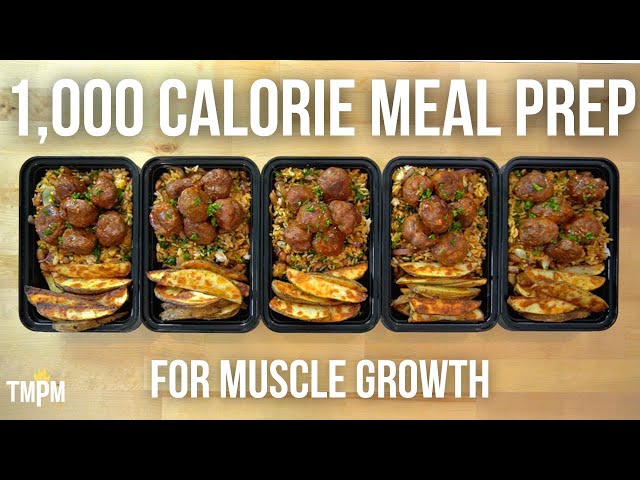 High Calorie Meal Prep for Bulking | Big Boy BBQ Beef Meatball