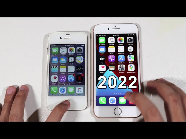 iPhone 4s vs iPhone 8 - iOS 15 Speed Performance