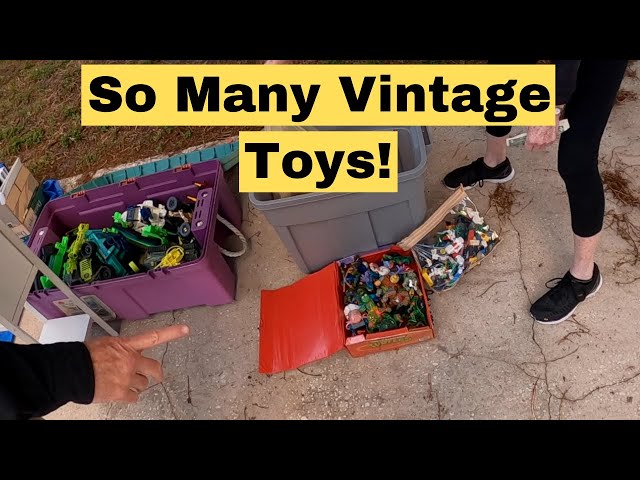 INSANE Vintage Toy Find At This Garage Sale + MASSIVE Haul!