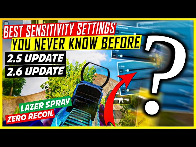 HOW TO MAKE YOUR OWN SENSITIVITY | BEST ZERO RECOIL SENSITIVITY SETTING FOR BGMI | SENSITIVITY CODE