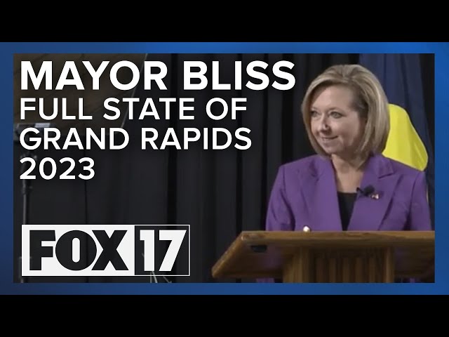Grand Rapids Mayor Bliss delivers 8th State of the City address