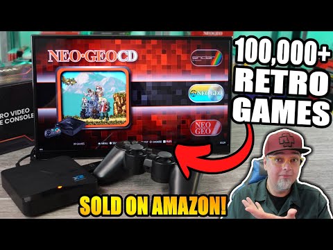 TONS OF RETRO GAMES ON ONE CONSOLE SOLD ON AMAZON! Mini Emulation Console Review!