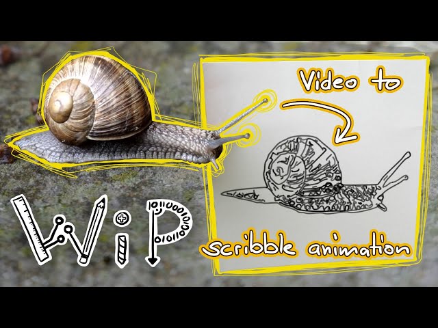 How I make animated scribble videos #aiart #blendertutorial  - WiP 68