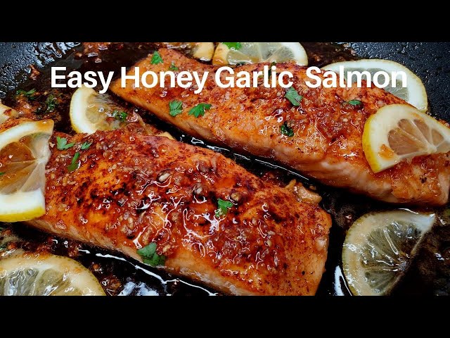 Easy Honey Garlic Salmon | Step by step salmon