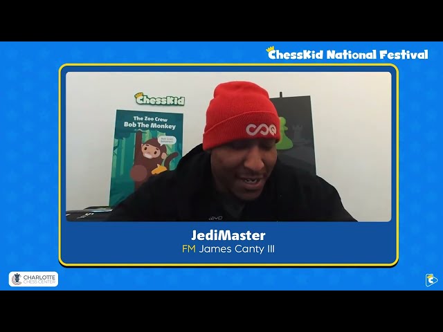 ChessKid National Festival Tournament: Round 1 with FunMasterMike and FM James Canty