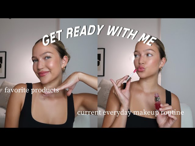 chat + get ready with me: current everyday makeup routine | maddie cidlik