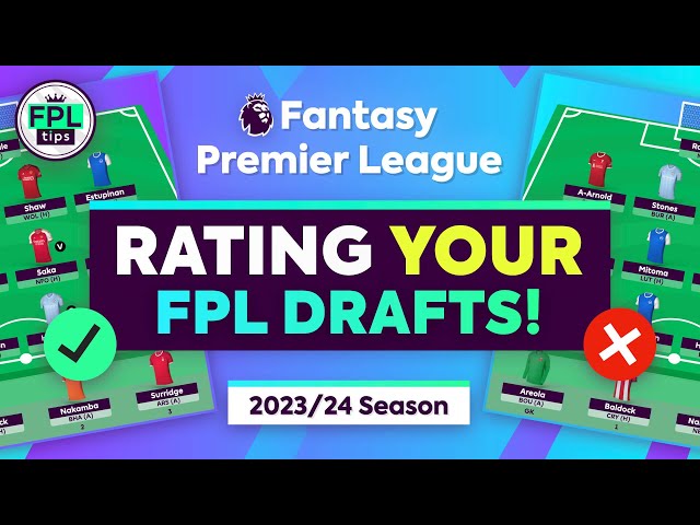 RATING YOUR FPL TEAMS! | Gameweek 1 | Fantasy Premier League 2023/24 Tips