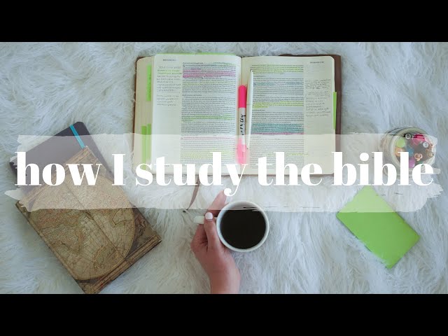 How I STUDY the BIBLE (My Note-Taking Method + QUIET TIME Tips)