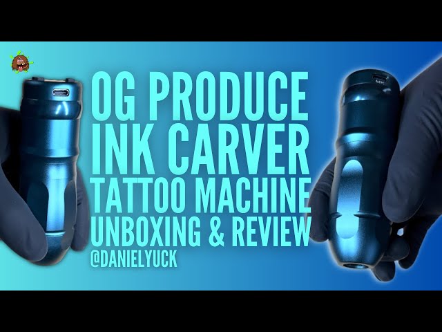 OG Produce Ink Carver Tattoo Machine Unboxing And Review