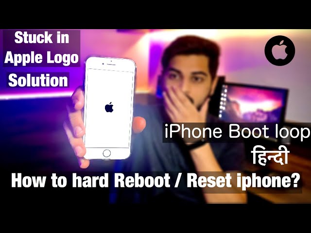 iPhone stuck on apple logo?  | How to hard reboot iphone ?  iphone boot loop solution | mohit balani