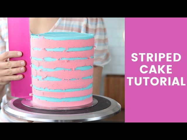 How To Create A Striped Cake Tutorial