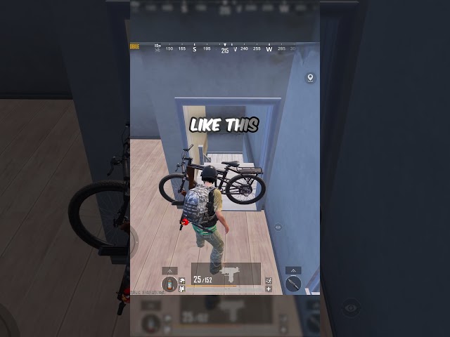 Block Enemy's Way with Bicycle Trick (PUBG Mobile & BGMI) #shorts #bgmi