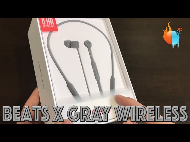 BeatsX Wireless Earphones Gray Unboxing and First Look