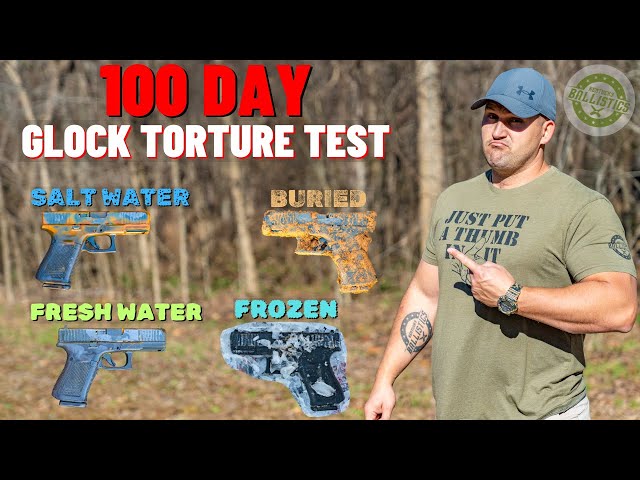100 Day Glock Torture Test (Buried, Frozen, Salt Water, Fresh Water & More!)