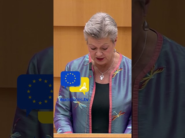 Ylva Johansson debates security and asylum procedures at external EU borders!