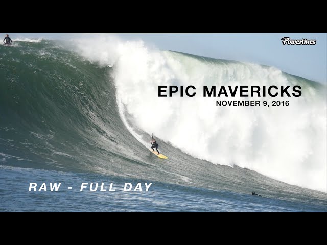 EPIC MAVERICKS [RAW] - NOVEMBER 9th, 2016 - ALLSTARS CHARGE⚡️BEN wins $50K💰 #surf #epic #mavericks