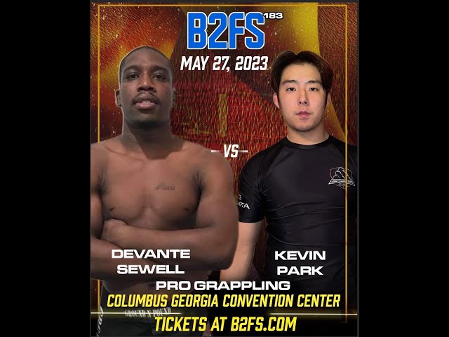 B2 Fighting Series 183 | Devante Sewell vs Kevin Park PRO Grappling