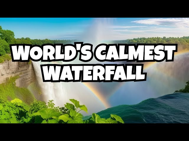 The Most Peaceful, Relaxing Waterfall In The World? 4K Niagara Falls
