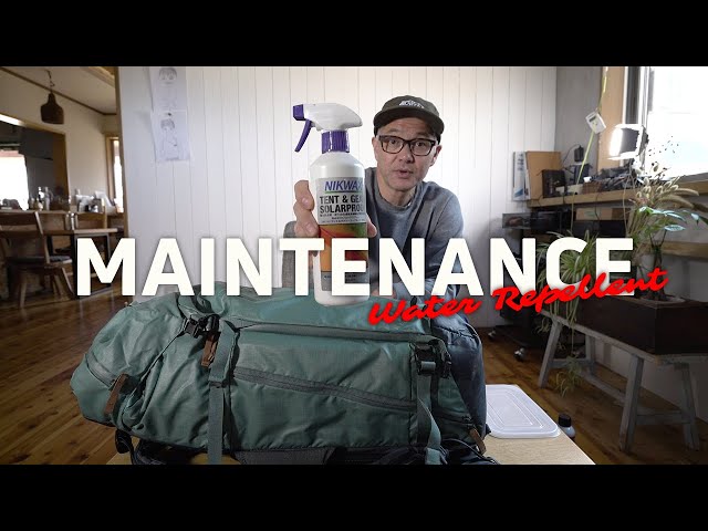 Shimoda Backpack Maintenance: Water Repellent (Nikwax / Gear Aid)