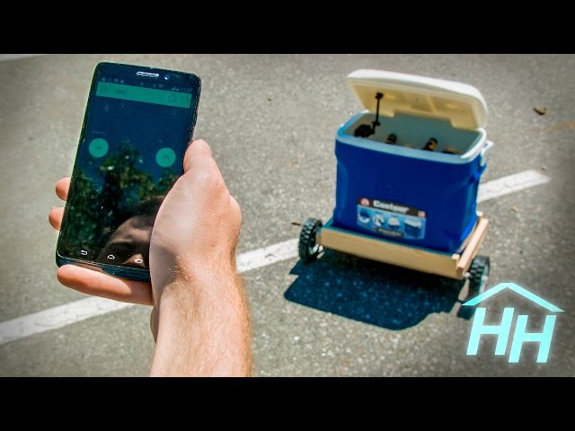 Arduino Powered Autonomous "Follow Me" Cooler