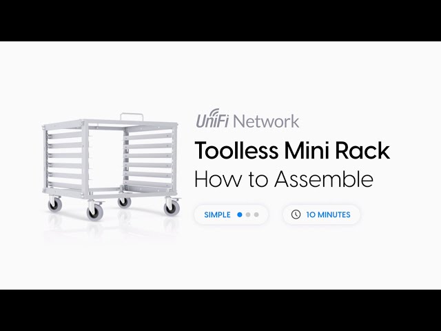 How to Assemble: Ubiquiti UniFi Toolless Mini Rack