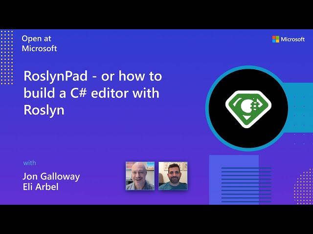 RoslynPad - or how to build a C# editor with Roslyn