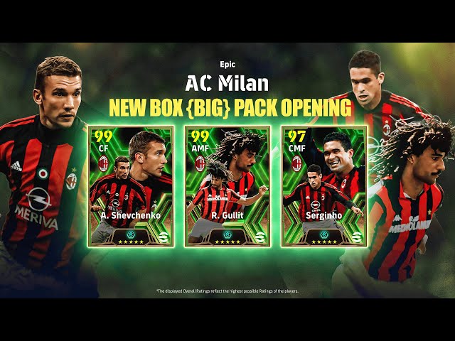 Pack Opening Epic Italian League Attackers | 104 Rated A. Shevchenko, Gullit | eFootball 2024 Mobile