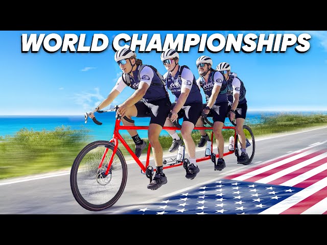 Team USA enters QUAD TANDEM Bike Race