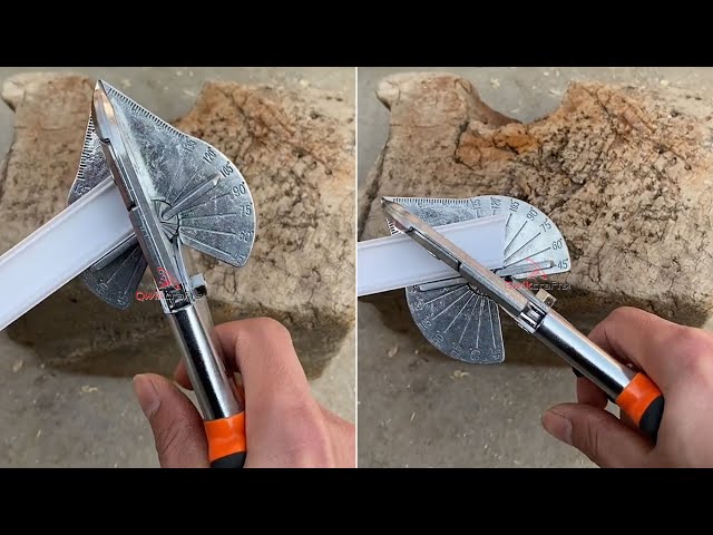 Multi Angle Miter Shear Cutter  (45 to 135 Degree) Demo 2022- Does it work？