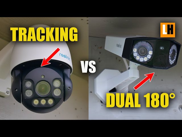 Auto Tracking VS Dual Panoramic 180° Security Cameras - ONE is definitely BETTER!