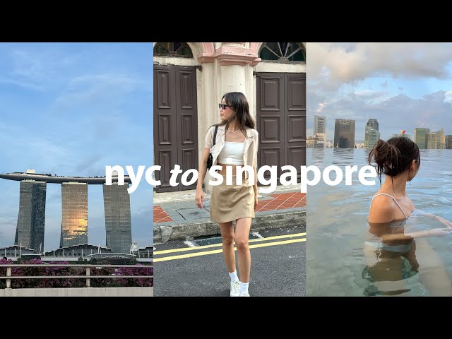 NYC TO SINGAPORE | exploring singapore, local food crawl, first international meetup