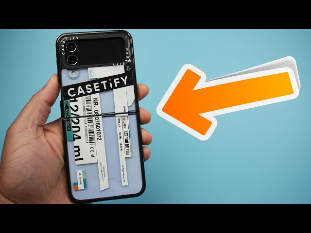 Samsung Galaxy Z Flip 4 CASETiFY Impact Series Review!