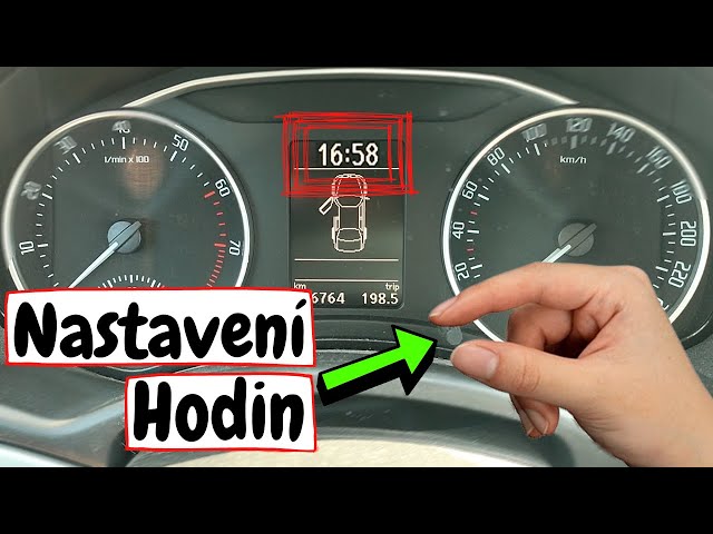 Jak nastavit hodiny v autě?⏰[Škoda Octavia] – Změna času & Nastavení hodin na Maxidotu