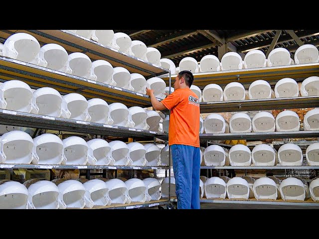 Motorcycle Helmets Mass Production Factory / 機車安全帽量產工廠 - Taiwan Helmet Factory