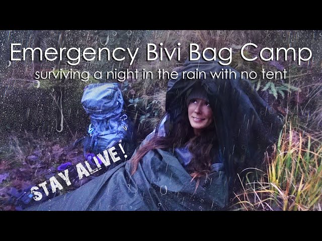 Emergency Camping in Rain: is it Possible with only a Bivi Bag for Shelter? Trying Alpkit Kloke