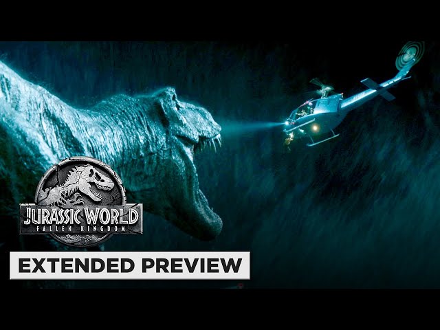 Jurassic World: Fallen Kingdom | T. Rex vs. Helicopter vs. Mosasaurus