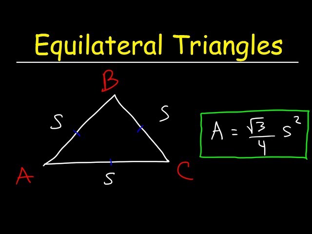 Area of an Equilateral Triangle