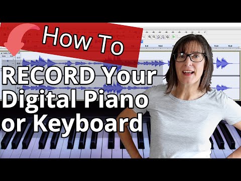 How To Connect And Record Your Keyboard/Piano