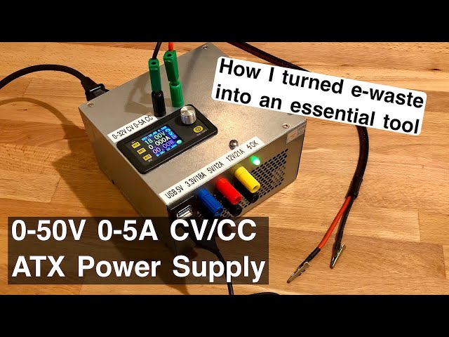 Building Breaking Repairing a Variable ATX Power Supply