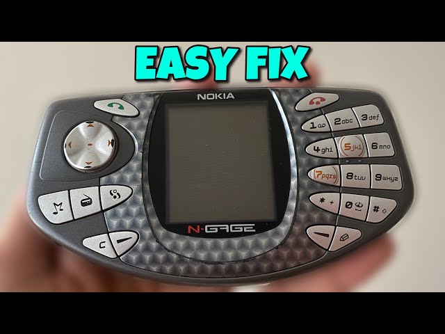Trying To Fix A Nokia N-GAGE (2020)