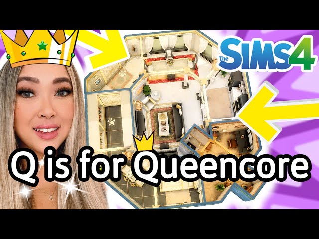 building a Q-shaped home for a QUEEN! Sims 4: Alphabet Build Challenge | Part 17
