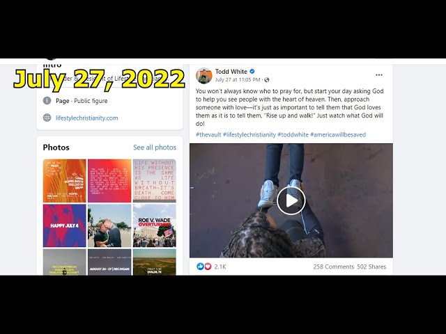 Todd White’s Newest Leg Lengthening Video 2022