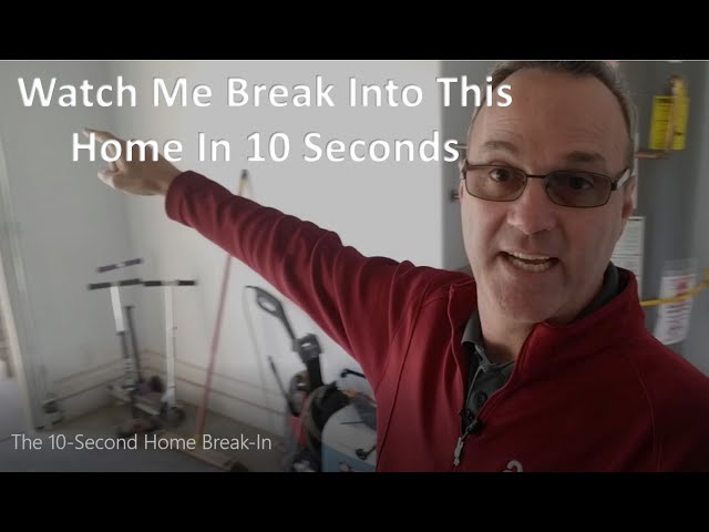 10-Second Home Break In - $0  Fix - DIY Home Security