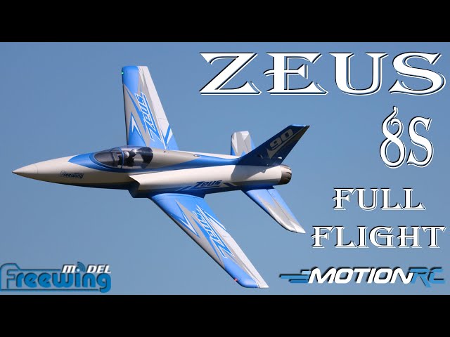 Freewing Zeus 90mm 8S EDF Sport Jet Flight At Jax Jet Madness | Motion RC