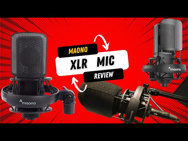 Maono PM500T Review-XLR Condenser Microphone Bundle Sounds Good!