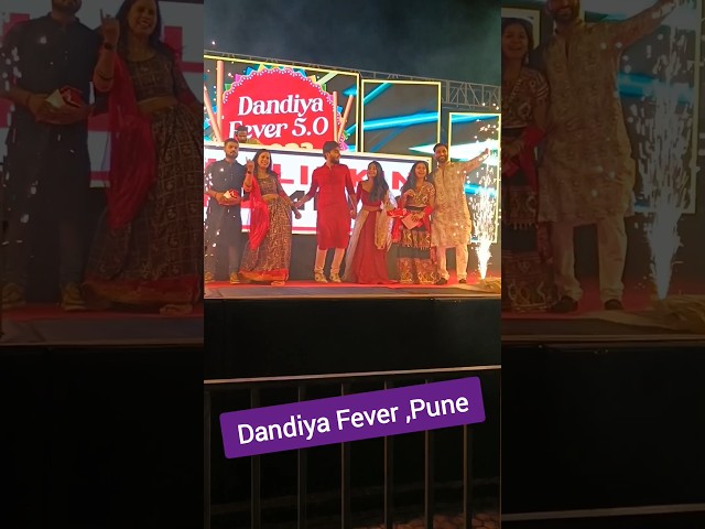 dandiya fever Pune -legendary dandiya nights #viral #dandiya #dandiyanights #pune#pune #shortsfeed